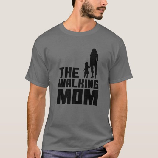 Die Mama zu Fuß, die grafischen T-Shirts der Mutte (Vorderseite)