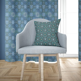 Die Mandala der gyrate psychedelic auges Kissen