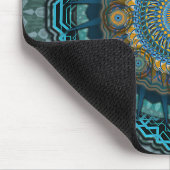 Die Mandala der gyrate psychedelic auges Mousepad (Ecke)