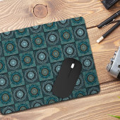 Die Mandala der gyrate psychedelic auges Mousepad