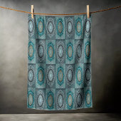 Die Mandala der gyrate psychedelic auges Strandtuch