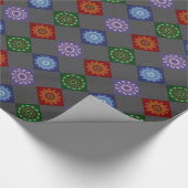 Die Mandalas der Elemente, die Papier umblättern Geschenkpapier (Ecke)