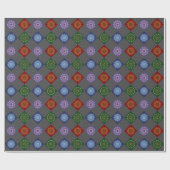 Die Mandalas der Elemente, die Papier umblättern Geschenkpapier (Flach)