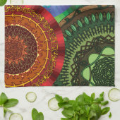 Die Mandalas geben Handtuch (Gefaltet)