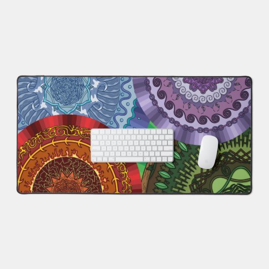 Die Mandalase der Elemente Schreibtischunterlage (Tastatur & Maus)