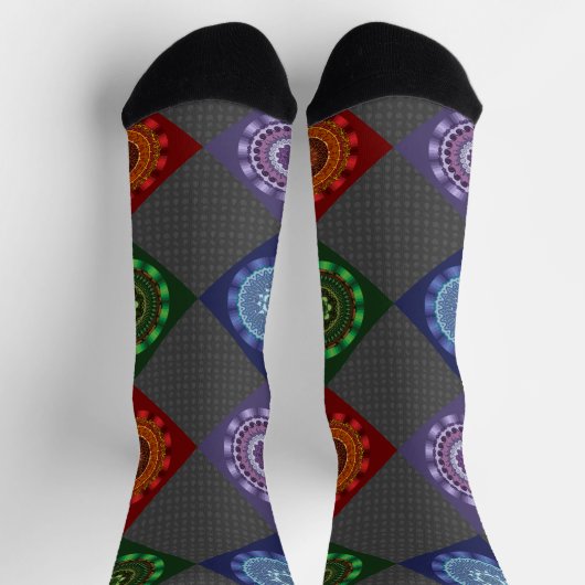 Die Mandalase der Elemente Socken (Oben)