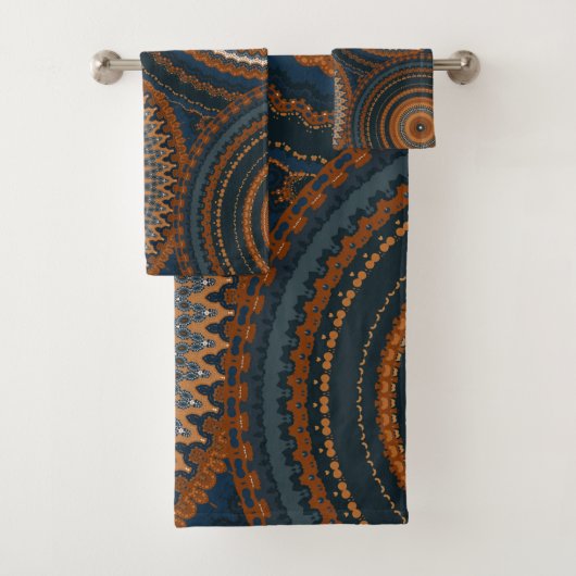 Die Mandalase im Herbst Badhandtuch Set (Insitu)