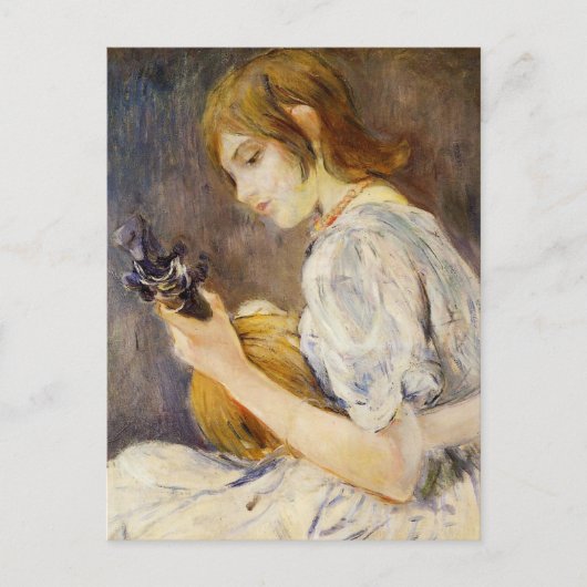 Die Mandoline von Berthe Morisot Postcard Postkarte (Vorderseite)