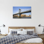 Die Manhattan-Brücke über den East River 2 Leinwanddruck (Insitu (Schlafzimmer))