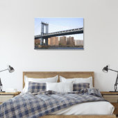Die Manhattan-Brücke über den East River Leinwanddruck (Insitu (Schlafzimmer))