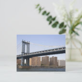 Die Manhattan-Brücke über den East River Postkarte (Stehend Vorderseite)