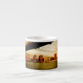 Die Manhattan-Brückenansicht von Brooklyn-Seite Espressotasse (Vorderseite)