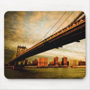 Die Manhattan-Brückenansicht von Brooklyn-Seite Mousepad
