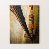 Die Manhattan-Brückenansicht von Brooklyn-Seite Puzzle (Vertikal)