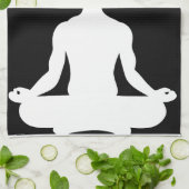 Die Manifestation der Meditation Visuell für posit Geschirrtuch (Gefaltet)