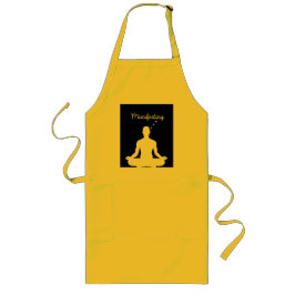 Die Manifestation der Meditation Visuell für posit Lange Schürze