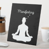 Die Manifestation der Meditation Visuell für posit Sockelschild (In Situ)