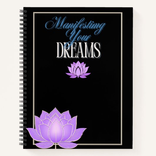 Die Manifestation Ihres Dreams Spiral Notebook Notizblock (Vorderseite)