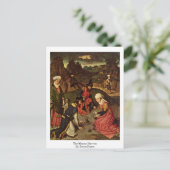 Die Manna Ernte von Bouts Dieric Postkarte (Stehend Vorderseite)