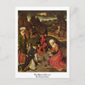 Die Manna Ernte von Bouts Dieric Postkarte (Vorderseite)