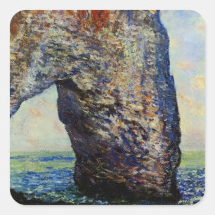 Die Manneporte, Etretat, II Quadratischer Aufkleber