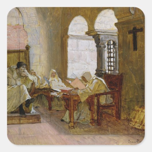 Die Männer des Heiligen Amts Quadratischer Aufkleber (Vorderseite)