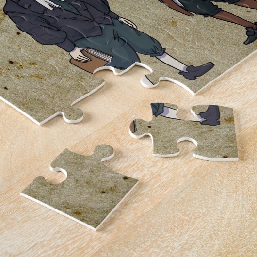 Die Männer, die Amerika erbaut haben, JigsawPuzzle Puzzle (Seite)