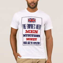 Die Männer, die Munition und das Geld ~ der Bedarf T-Shirt