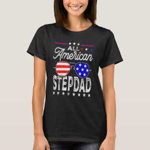 Die Männer haben alle Fahne der amerikanischen Fla T-Shirt