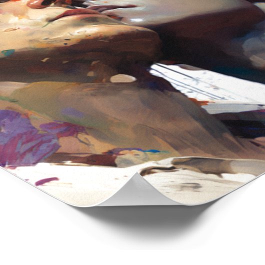 Die Männer in der Liebe Poster (Ecke)