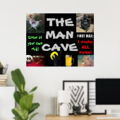 DIE MANNHÖHLE POSTER (Heimbüro)