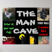 DIE MANNHÖHLE POSTER (Vorne)