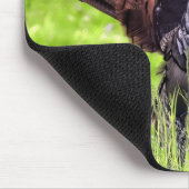 Die männliche Türkei ist Nah Mousepad (Ecke)