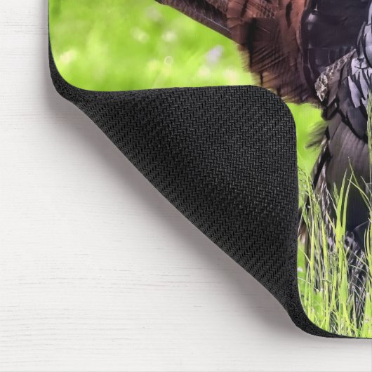 Die männliche Türkei ist Nah Mousepad (Ecke)