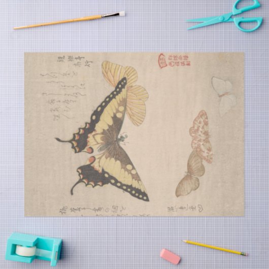 Die manuelle Schmetterlingsfestung, Shunman Seidenpapier (Basteln)