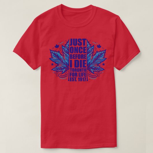 Die Maple Leafs T-Shirt (Design vorne)