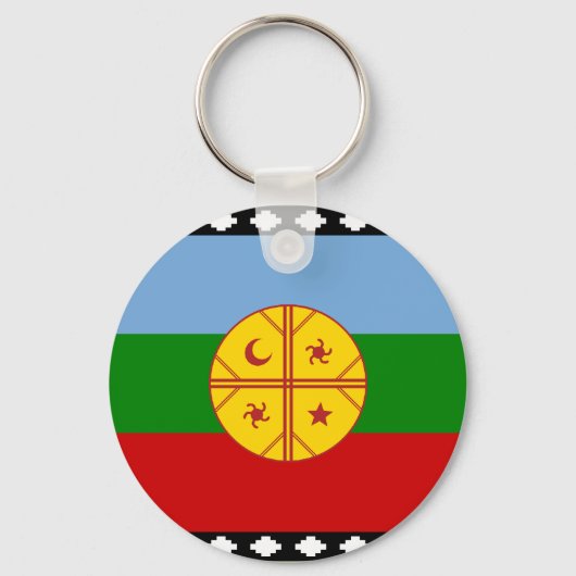 die Mapuches, Chile Schlüsselanhänger (Vorderseite)