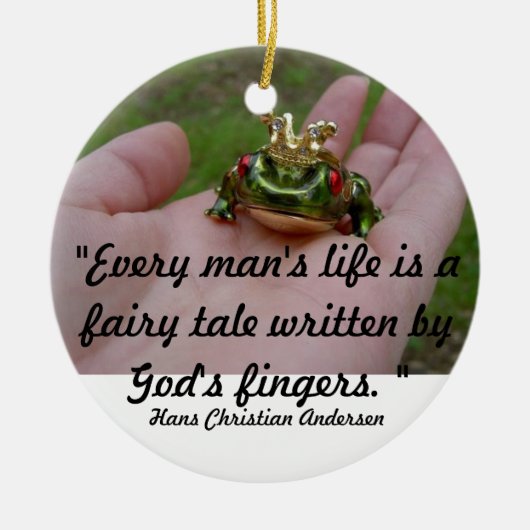 Die Märchen des Gottes Keramik Ornament (Vorne)