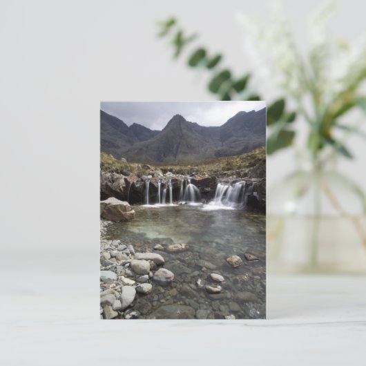 Die Märchenbecken, Insel Skye Postkarte (Stehend Vorderseite)