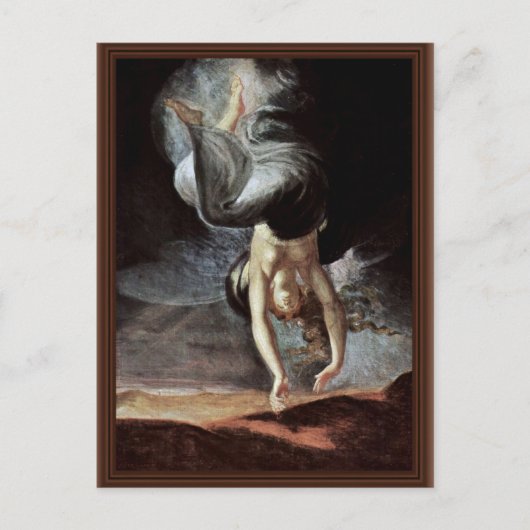 Die märchenhafte Königin Titania ist der Zauberrin Postkarte (Vorderseite)