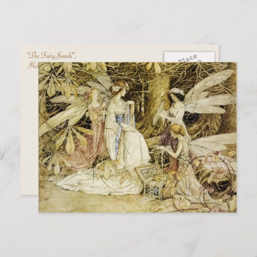 "Die Märchenschmuck" Postkarte (Vorne/Hinten)