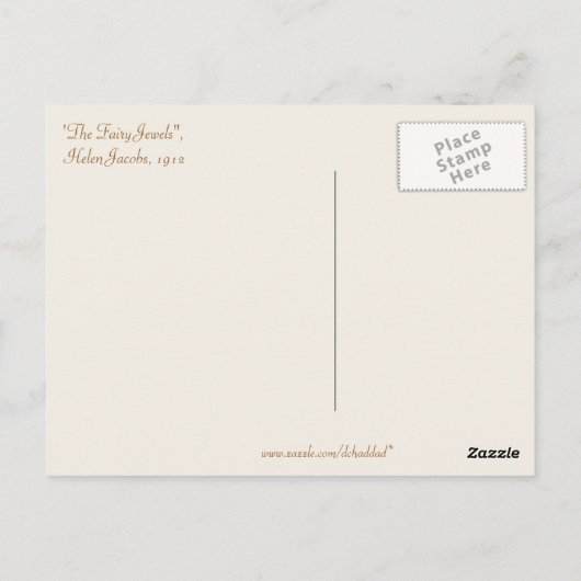 "Die Märchenschmuck" Postkarte (Rückseite)