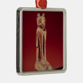 Die Marco Cat mit dem Schlüssel aus Florida Silbernes Ornament (Rechts)