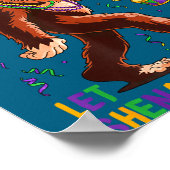 Die Mardi Gras Lasst Unsinn Beginnen Poster (Ecke)