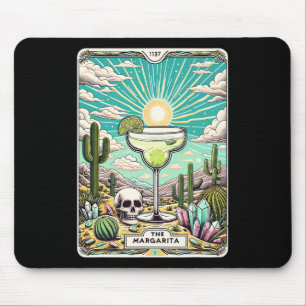 Die Margarita Tarot Card Cinco De Mayo Party Marga Mousepad