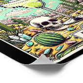 Die Margarita Tarot Card Cinco De Mayo Party Marga Poster (Ecke)