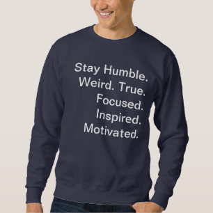 Die Marine-Blau-Sweatshirt-Pullover der Männer Sweatshirt