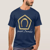 Die Marine-Blau-T - Shirt der Germanna (Vorderseite)