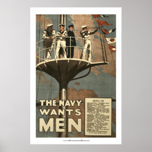 Die Marine braucht Männer Poster