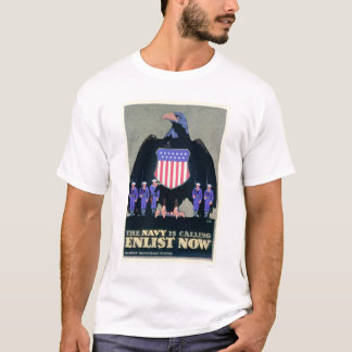Die Marine nennt - tragen Sie jetzt ein (US02291A) T-Shirt